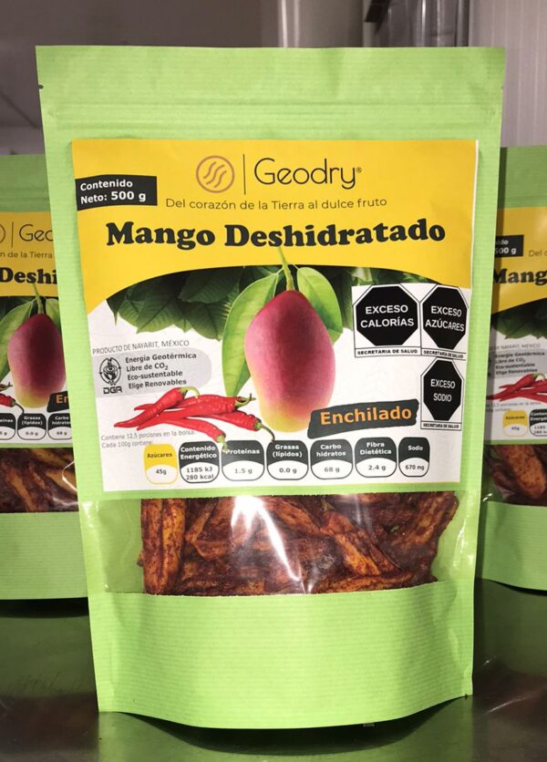 Combo Mango Deshidratado 500g (1 Natural + 1 Enchilado)